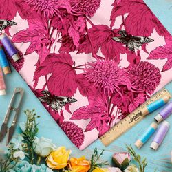 Ткань премиум интерлок романтический пейзаж