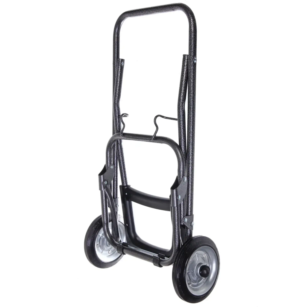 Тележка хозяйственная с сумкой (93*33*26см, колеса 14 см, грузоподъемность до 25 кг) черная SYD-007