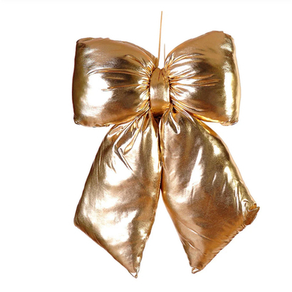 Бант золотой 36 см