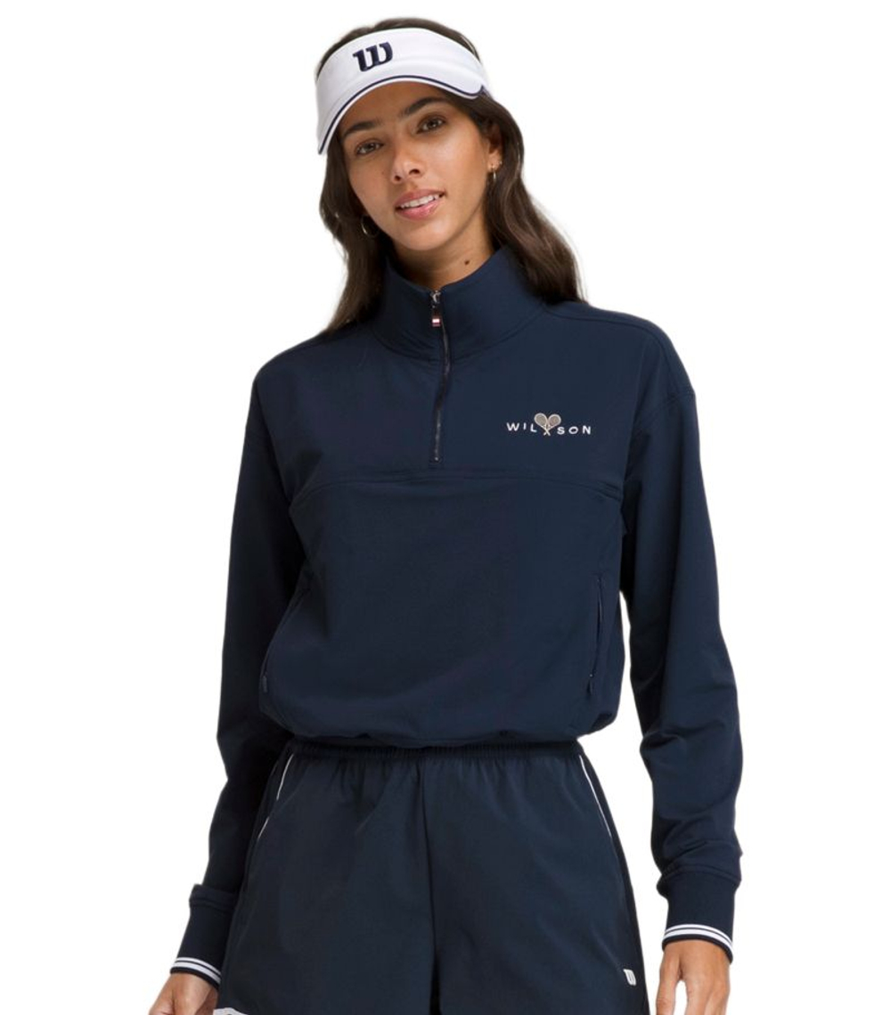 Женская теннисная куртка Wilson Core Davenport Half Zip