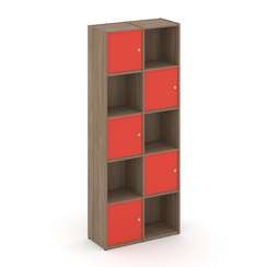 Locker plus Комплект №8 LK.K-008 Дуб Аризона/Красный 798*350*1983