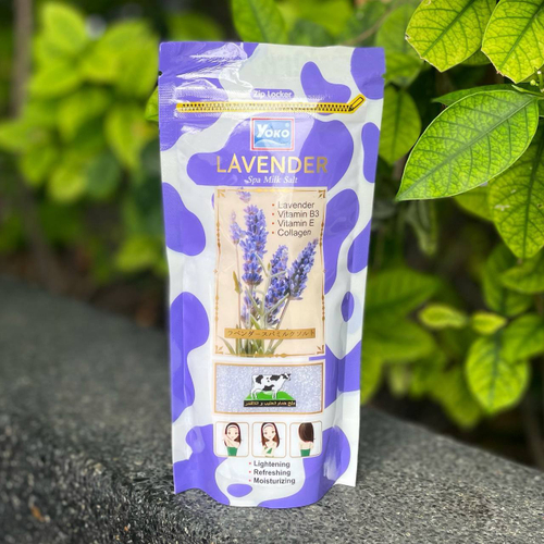 Солевой скраб для тела Лаванда Lavander Spa Milk Salt Yoko
