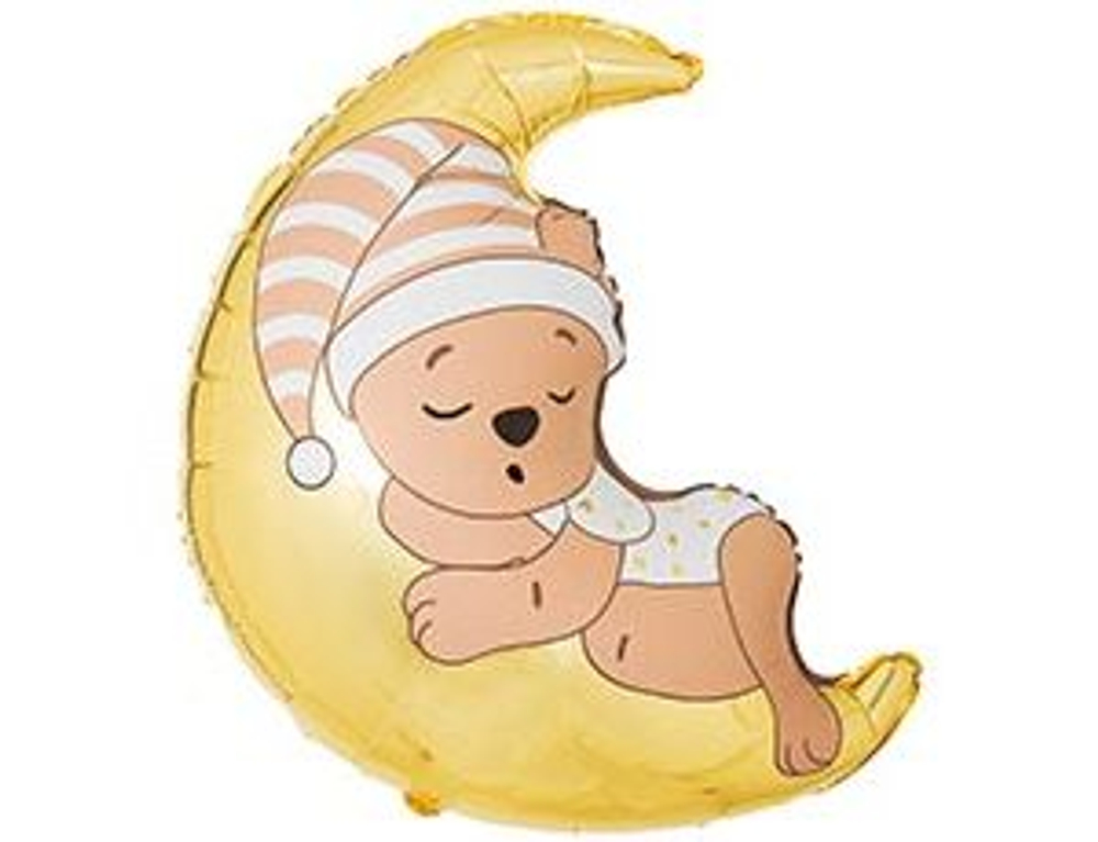 К ФИГУРА Мишка спящий на луне