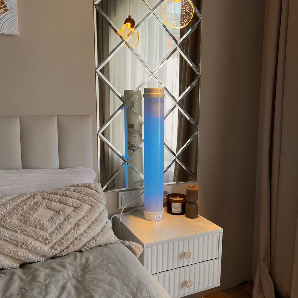 UDG-M30A UVCB WHITE Рециркулятор закрытого типа с бактерицидной лампой T8. Настенный. Без озонирования. 253.7 нм. Корпус белый. ТМ Uniel