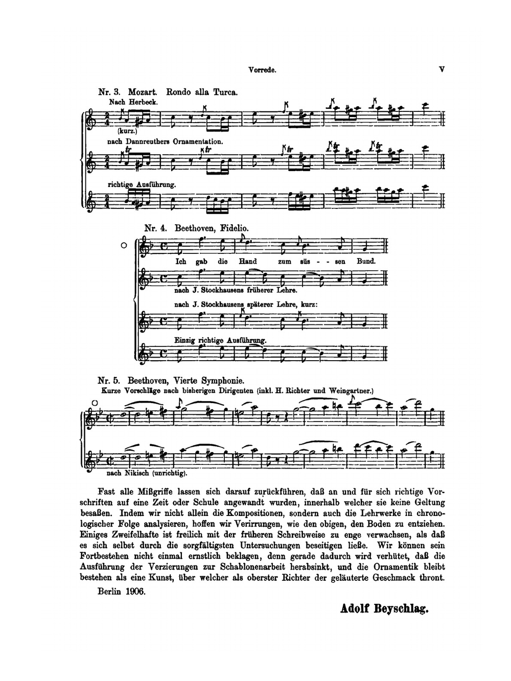 Die Ornamentik Der Musik | A. Beyschlag