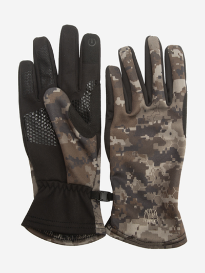 FHH01 Перчатки демисезонные FINNHUNT Autumn Camo/Black