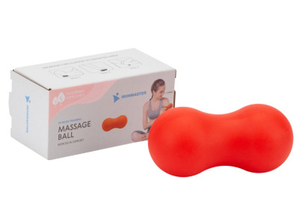 Мяч массажный сдвоенный IR97039B
