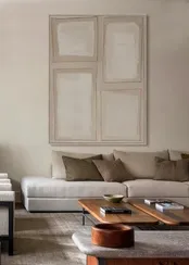 Постер Temper quad 120х90 см, бежевый