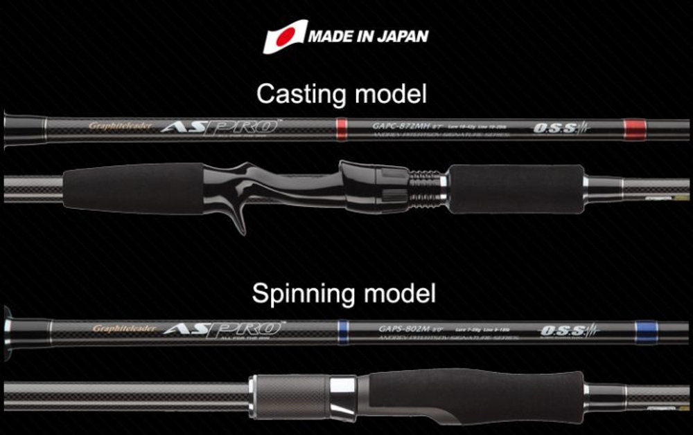 Спиннинг Graphiteleader Aspro GAPS-822H 16-56g, длина - 2,49m