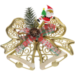 Украшение новогоднее «Лесные колокола» 19*14 см, Золото