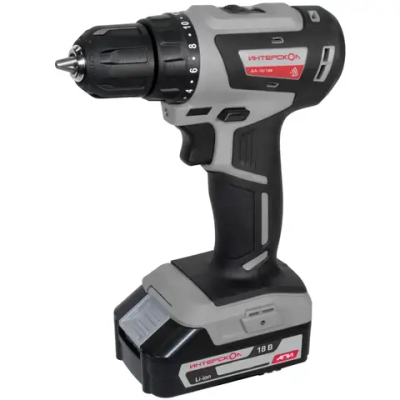 Аккумуляторная дрель-шуруповерт ИНТЕРСКОЛ ДА-10/18В МиниМакс АПИ 2 АКБ 709.1.2.70