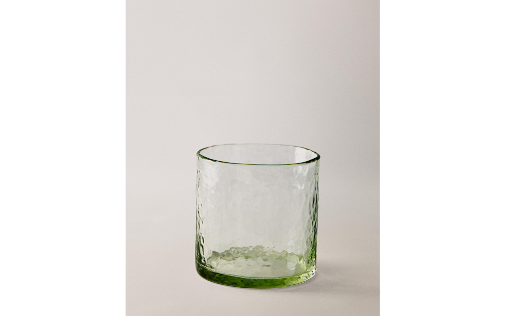 Zara Home стакан из стекла, цвет зелёный, 8.8 см