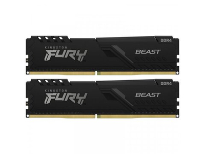 Оперативная память Kingston Fury KF432C16BBK2/32, DDR4 2х 32ГБ 3200 МГц, DIMM, RTL