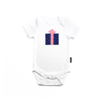 Комплект – боди с аппликацией, блумеры и моксы