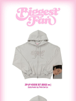 (ПРЕДЗАКАЗ) товары IRENE - Biggest Fan OFFICIAL MD ZIP-UP HOODIE SET BEIGE