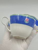 Чайная пара с синей каймой Givenchy by Yamaka