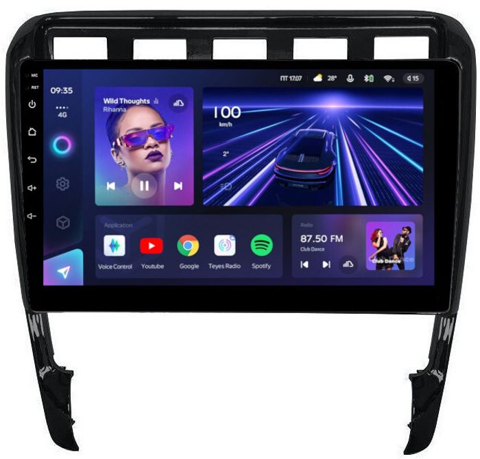 Магнитола для Porsche Cayenne 2002-2010 - Teyes CC3 Android 10, Быстрая, CarPlay, SIM-слот