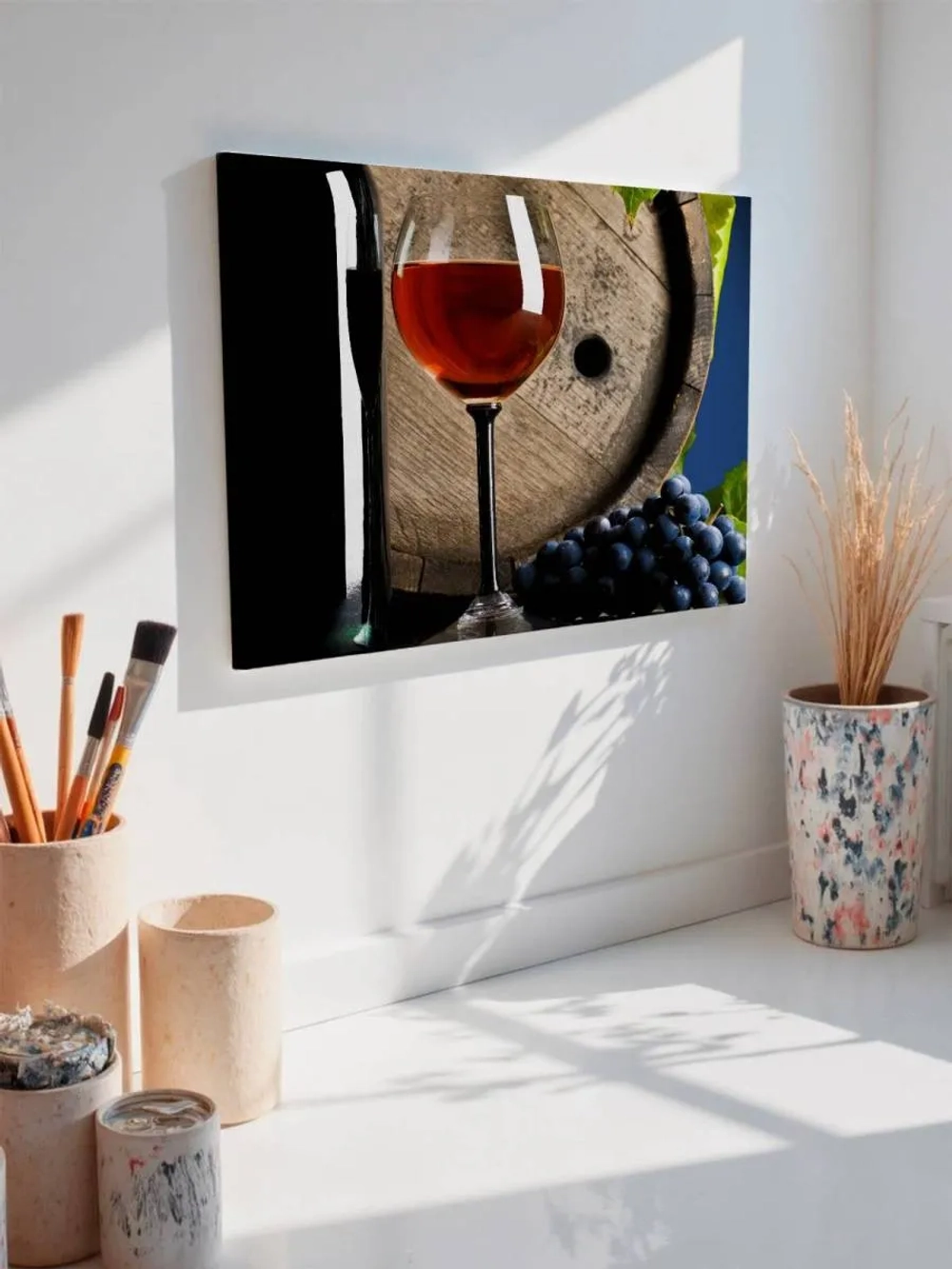 Картина на стену 40 X 50 Бокал вина