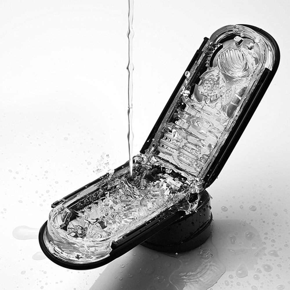 Черный мастурбатор 18см Tenga Flip Zero Penis Masturbator Black TFZ-002