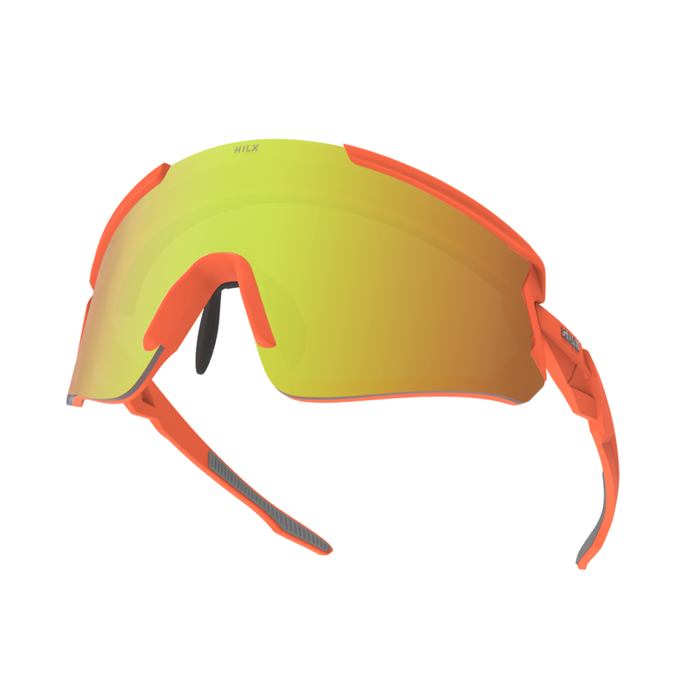 Спортивные очки HILX Ronin Matt Orange / Gold Polarized Lens