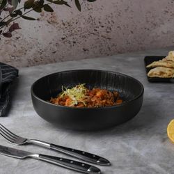 Салатник 950 мл d 20 см h5,5 cм Black Raw Wood P.L. Proff Cuisine [6]