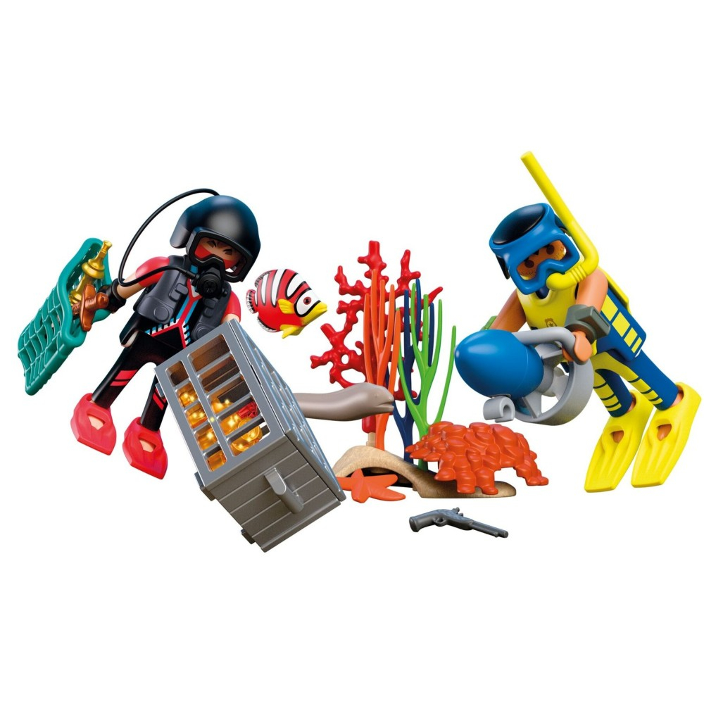 Playmobil - City Action Полицейский ныряльщик с сокровищем 72078