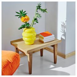 IKEA KÄLLARHALS  (ИКЕА КÄЛЛАРХАЛС)  -  Ваза, желтая, 22 см