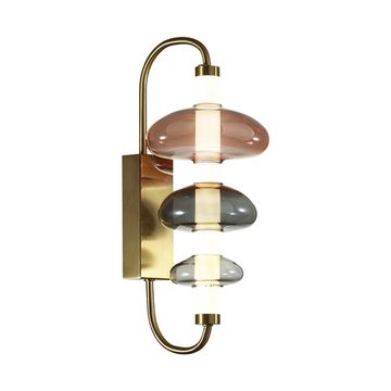 Бра 9W 4000K 5411/9WL бронзовый/серый/бордовый MODERN Amore Odeon Light Exclusive