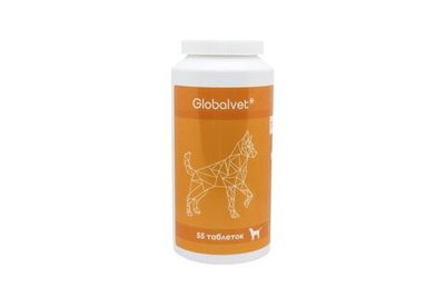 Витамины Глобалвит Hondro plus Globalvet для крупных взрослых и пожилых собак для защиты суставов 55 таб.