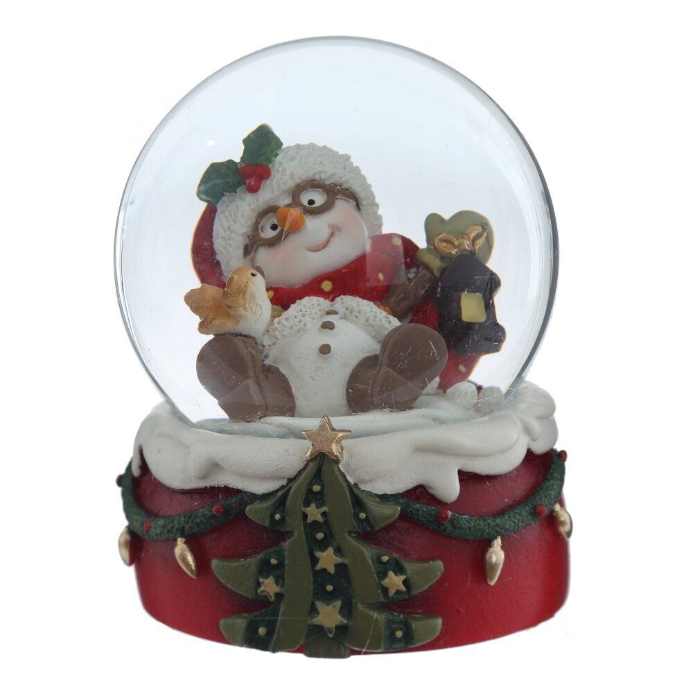 GAEM Фигурка декоративная "Снеговик" в стекл шаре, D 6.5 см, L6,5 W7 H8 см, 2в.