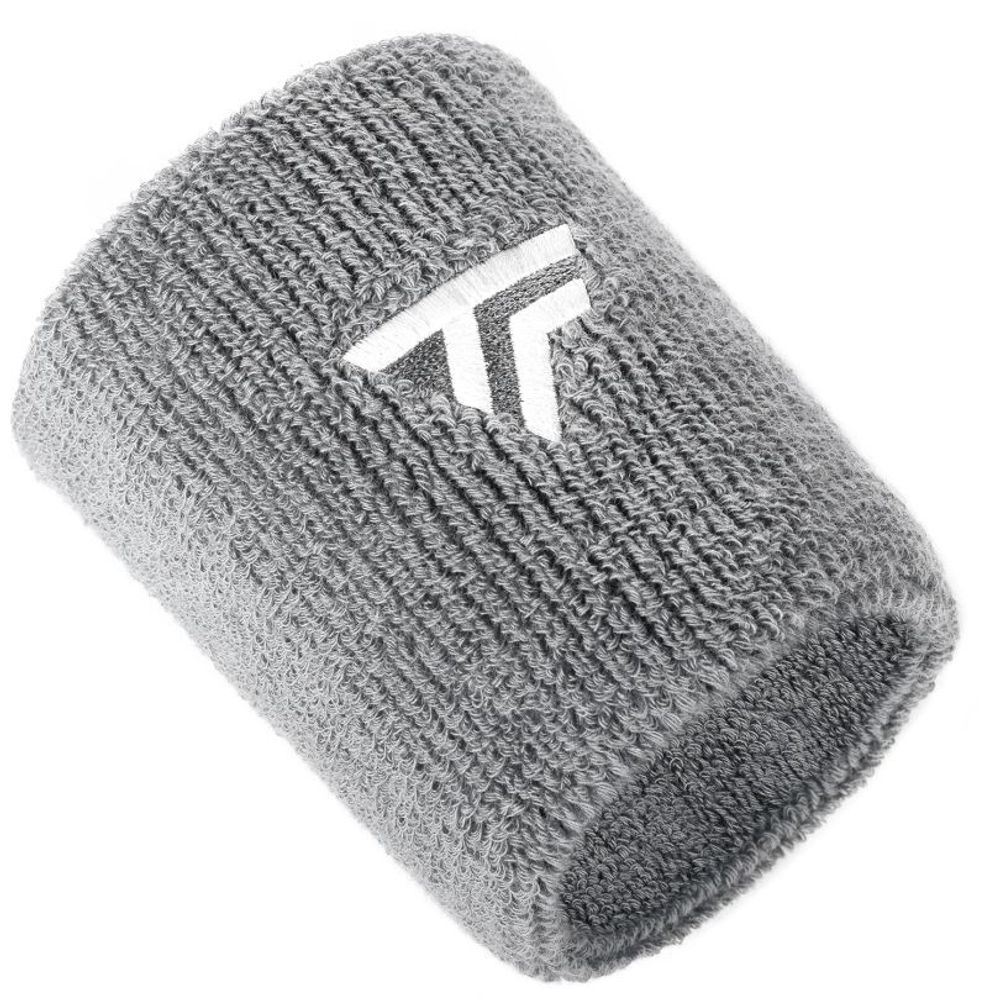 Напульсник теннисный Tecnifibre Wristbands XL - silver