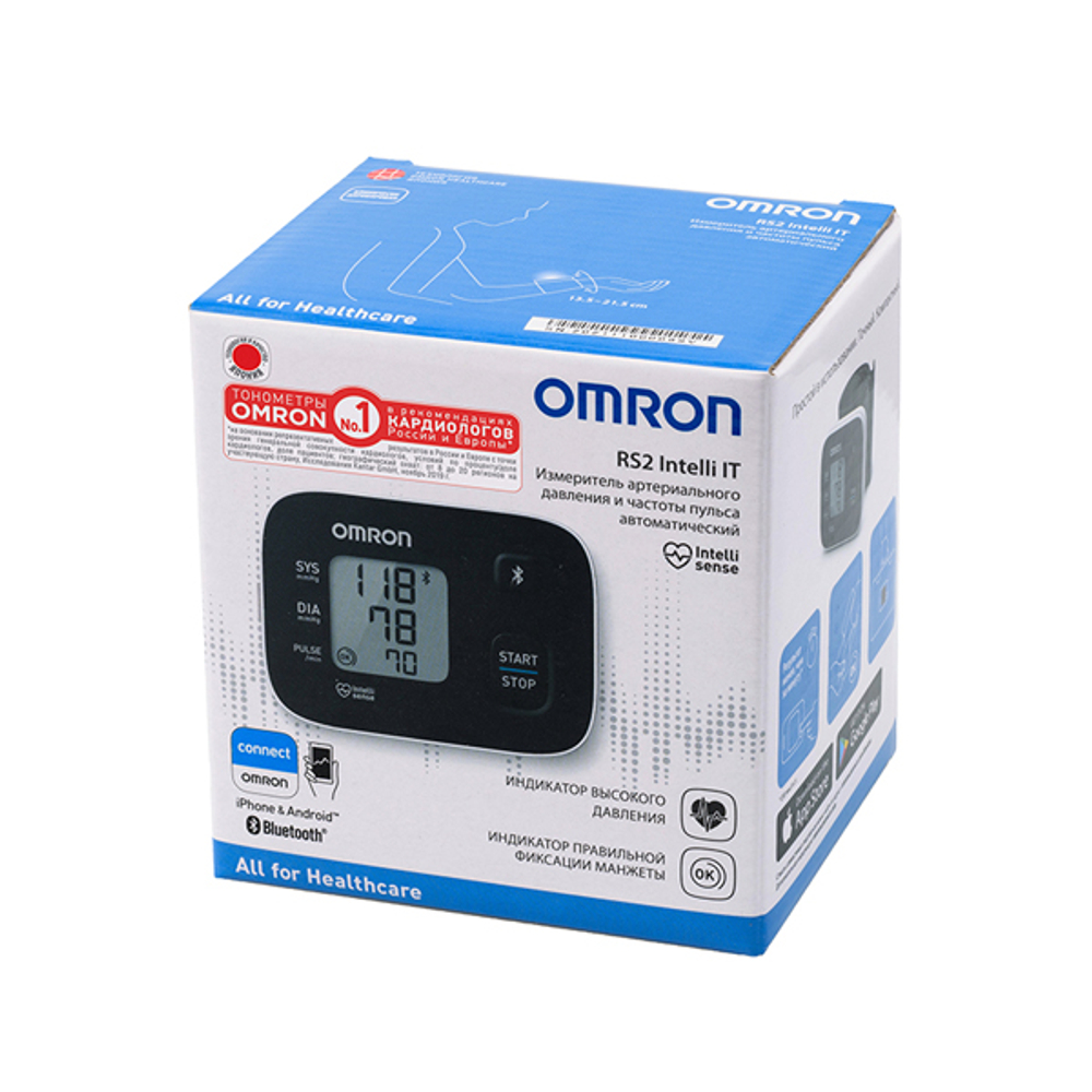 Тонометр OMRON RS2 Intelli IT c Bluetooth
