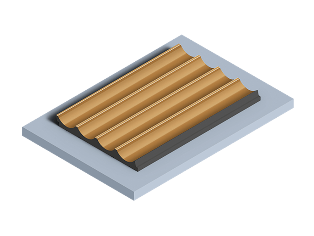 Стеновая панель HiWood декорированная, 270x12 см