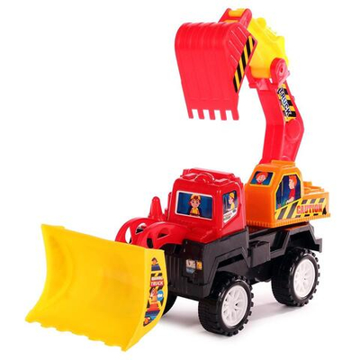 Экскаватор игрушечный 23см, ТС-02-039