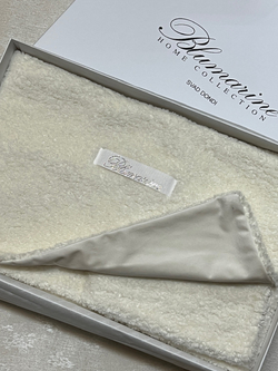 Плед 90х140 Blumarine Comfort Avorio молочный