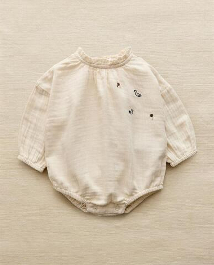 ZARA HOME ДЕТСКИЙ КОМБИНЕЗОН, КРЕМОВЫЙ