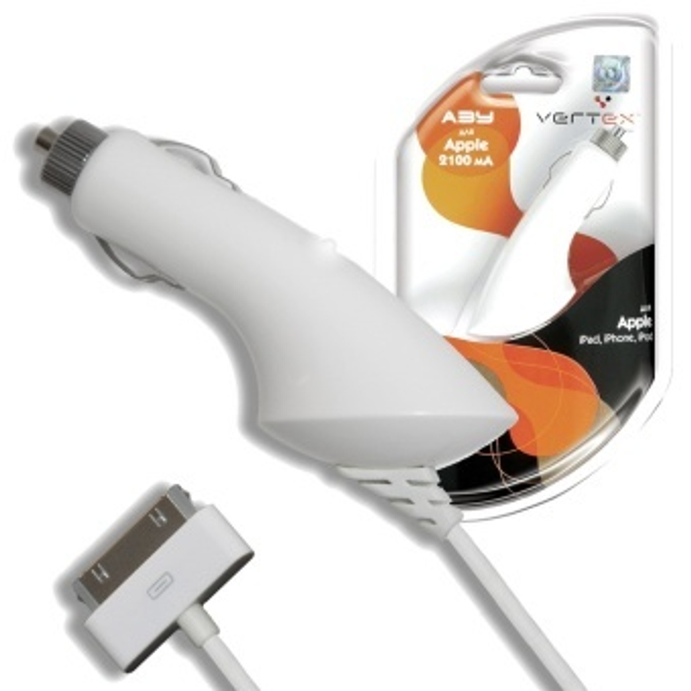 АЗУ 2100 mA для iPhone 2G 3G 4 iPod белый Vertex