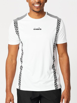 Мужская теннисная футболка Diadora SS T-Shirt Challange - белый