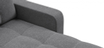 Угловой диван Денди Рогожка Мальмо серый