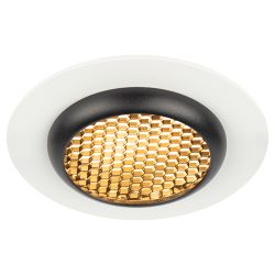 Светильник встраиваемый алюминиевый ЭРА KL109 WH/BK под лампу MR16 GU5.3 белый/черный матовый | Алюминиевые встраиваемые светильники