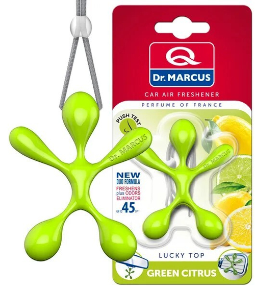 Ароматизатор подвесной  Lucky Top  Green Citrus (Dr.Marcus)