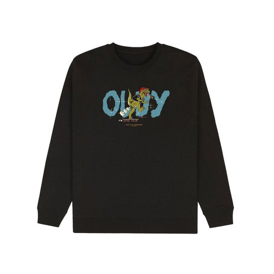 Свитшот Oldy dino/skate new (черный)