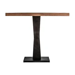 Барный стол BUGLE черный/натуральный
