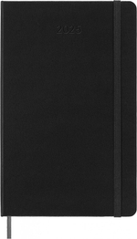 Еженедельник на 2025 год Moleskine Smart (SMDHB12WN3) 13x21см твердая обложка черный