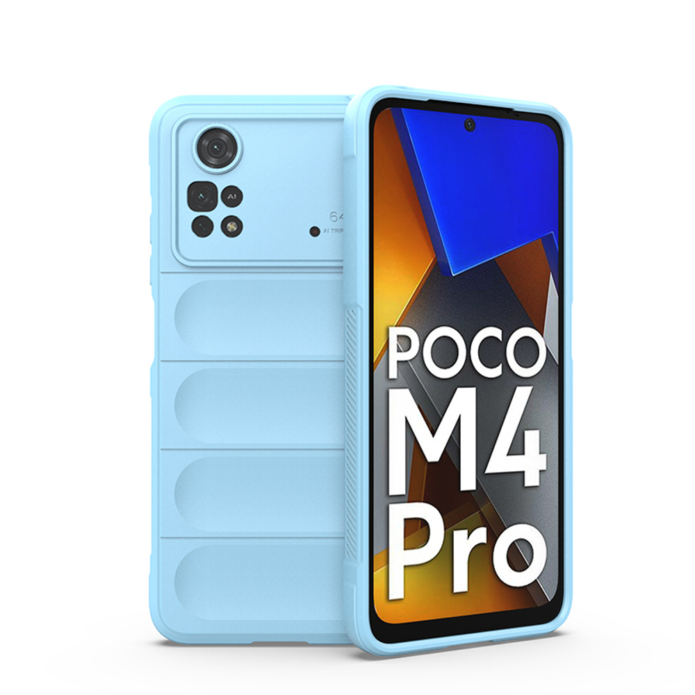 Противоударный чехол Flexible Case для Xiaomi Poco M4 Pro 4G