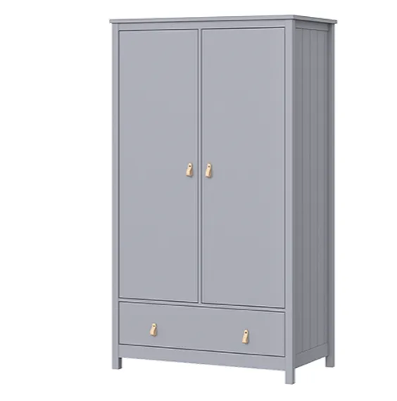 Шкаф Wood 2-х створчатый (серый)
