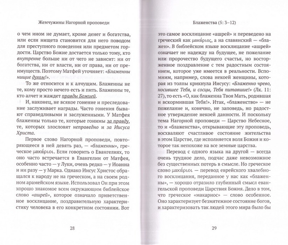 Жемчужины Нагорной проповеди. О главном в христианстве. Архимандрит Ианнуарий (Ивлиев)