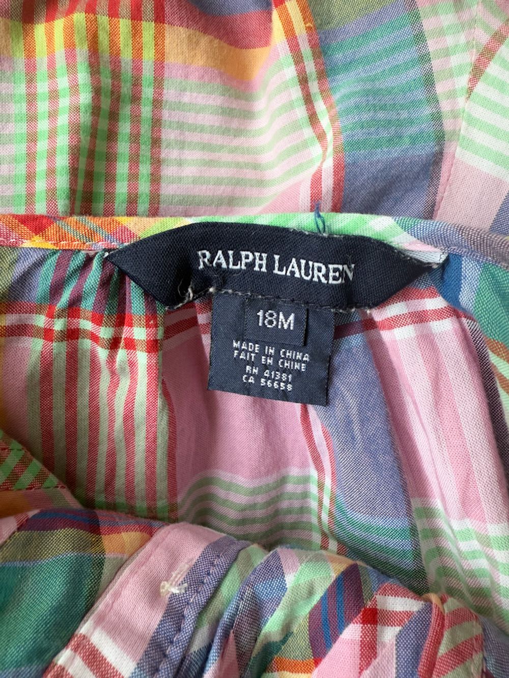 Хлопковый комбинезон-слип Ralph Lauren, 86