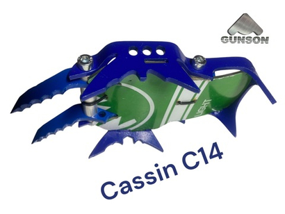 Передняя часть кошки в сборе Cassin C14 , подходит для PETZL Lynx/ BRS / 30ХГСА /3мм /Синий/ вес 235 гр.