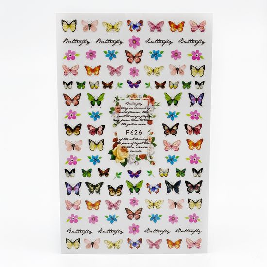 Наклейки для ногтей №F626